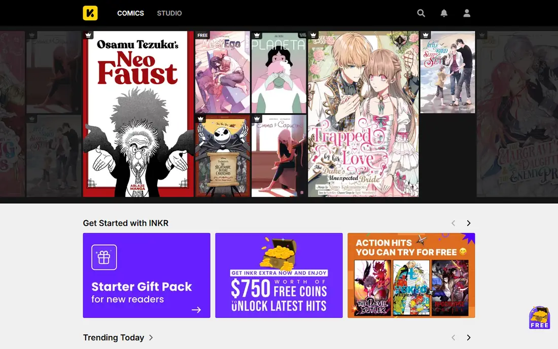 INKR homepage