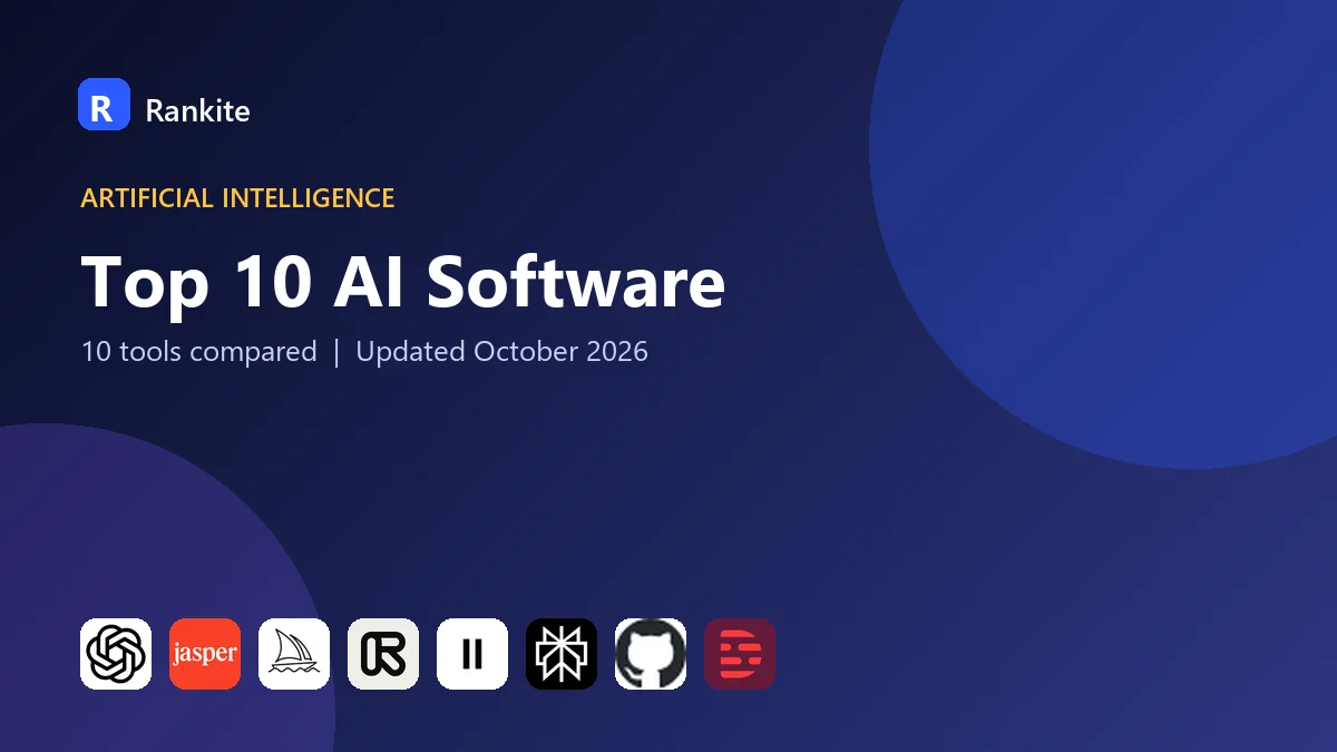 Top 10 AI Software in 2026: 10 Tools Compared