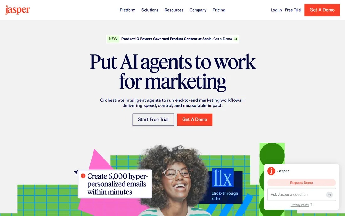 Jasper homepage