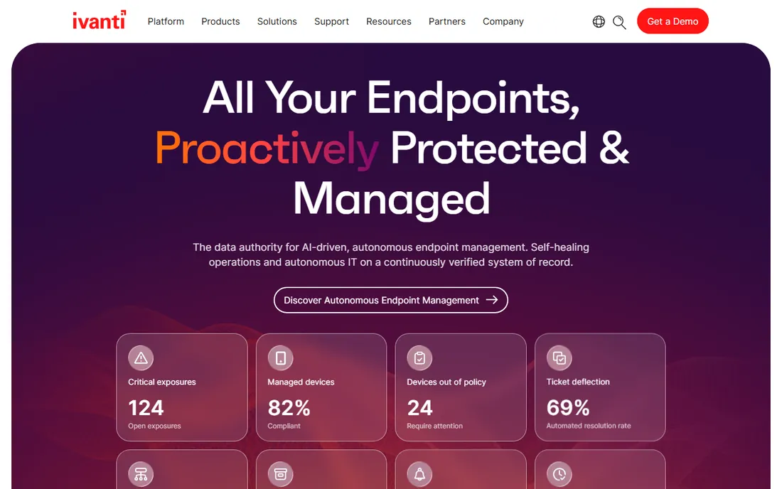 Ivanti Application Control homepage