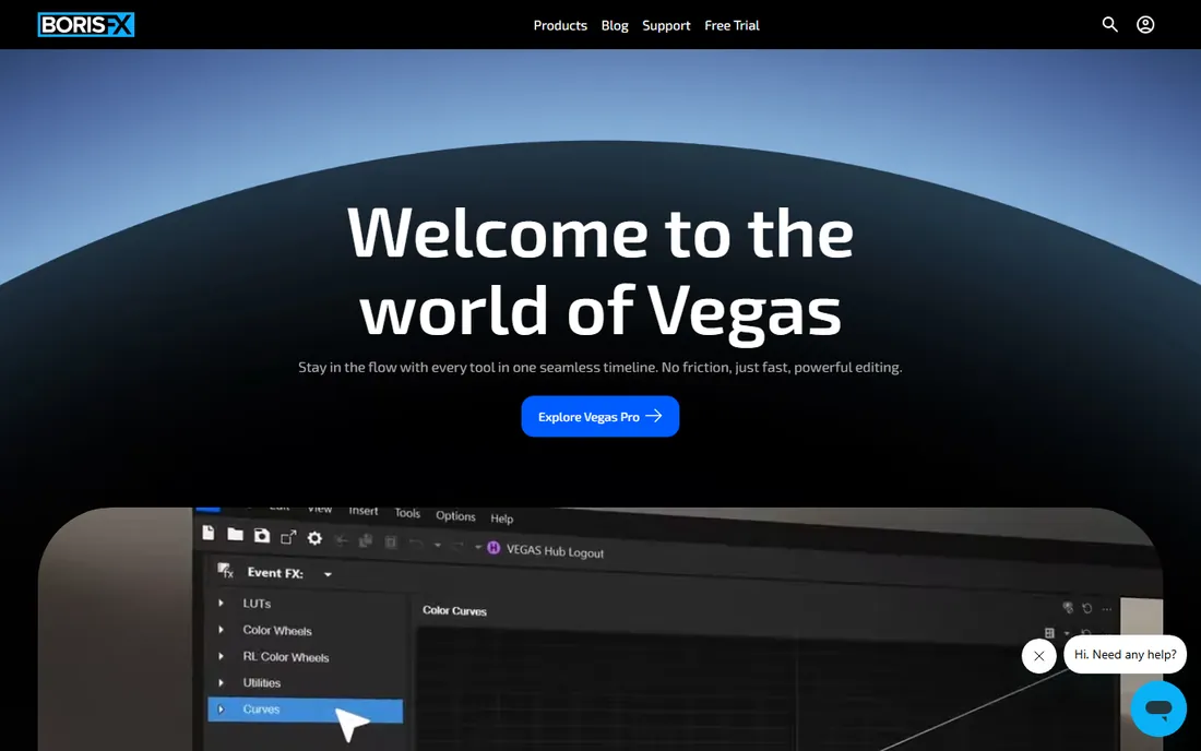 VEGAS Pro homepage