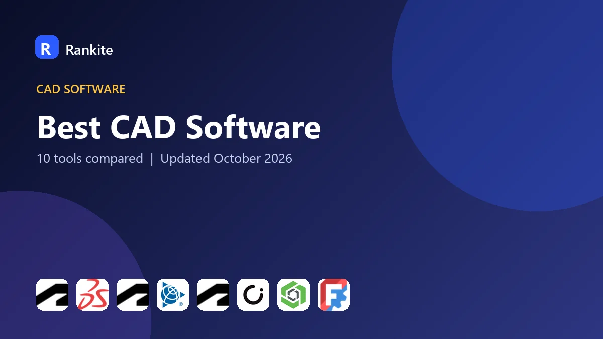 Best CAD Software in 2026: 10 Tools Compared