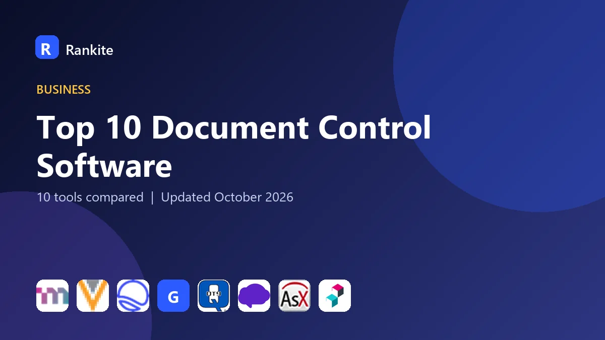 Top 10 Document Control Software in 2026