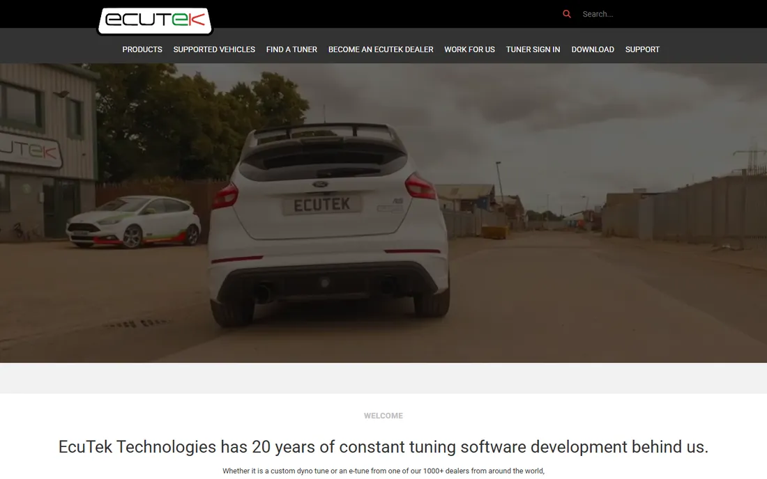 EcuTek homepage