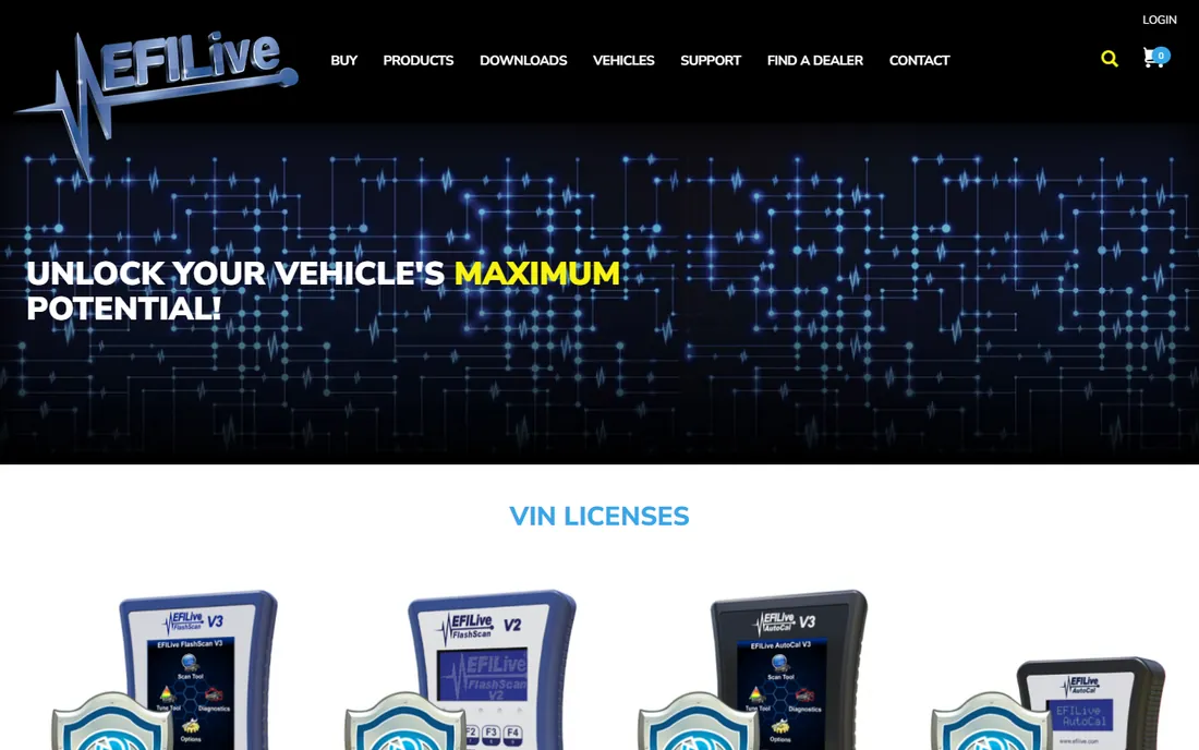 EFILive homepage