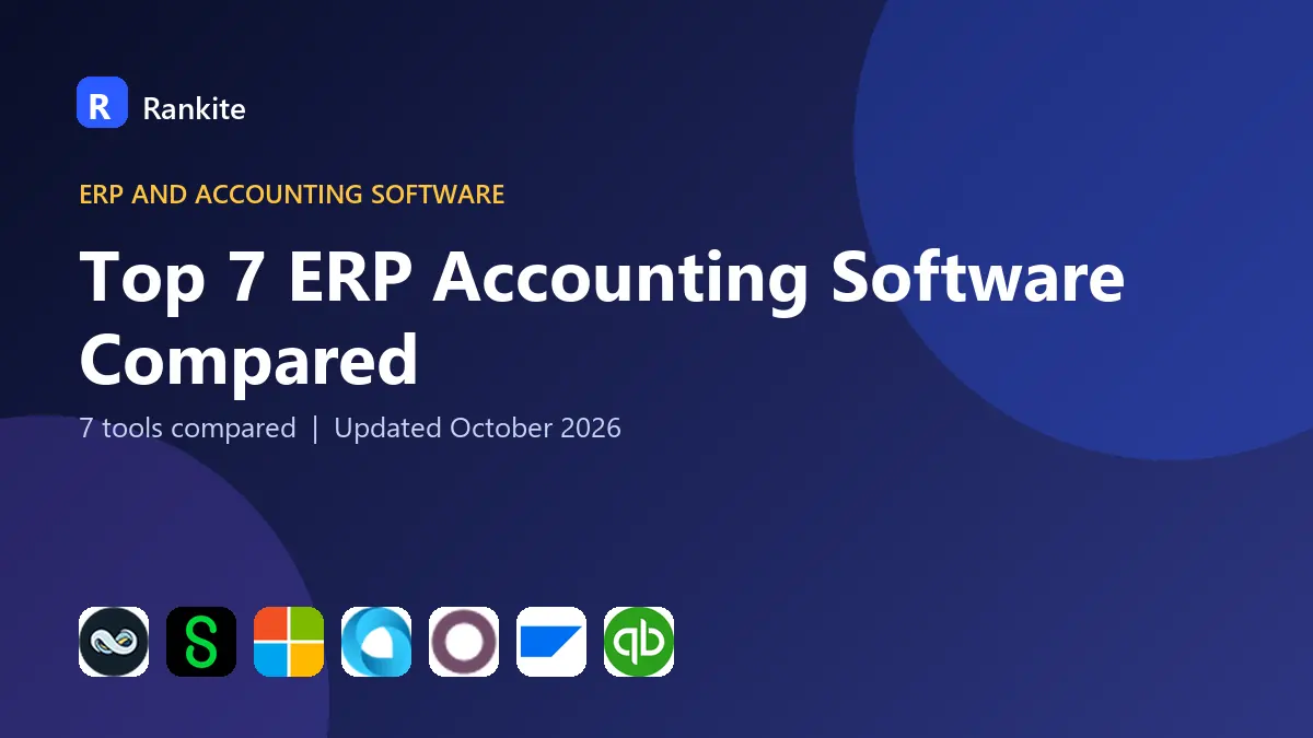 Top 7 ERP Accounting Software Compared for 2026