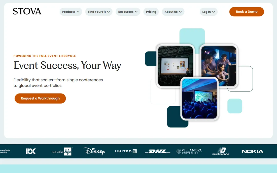 Stova homepage