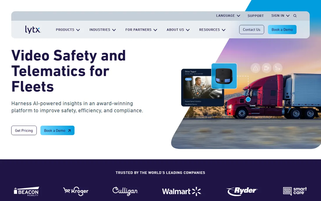Lytx homepage