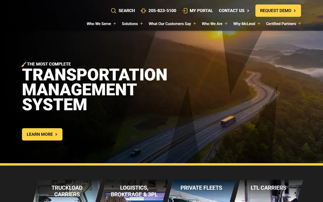 McLeod Software PowerBroker homepage
