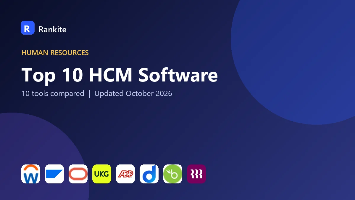 Top 10 HCM Software: 10 Tools Compared