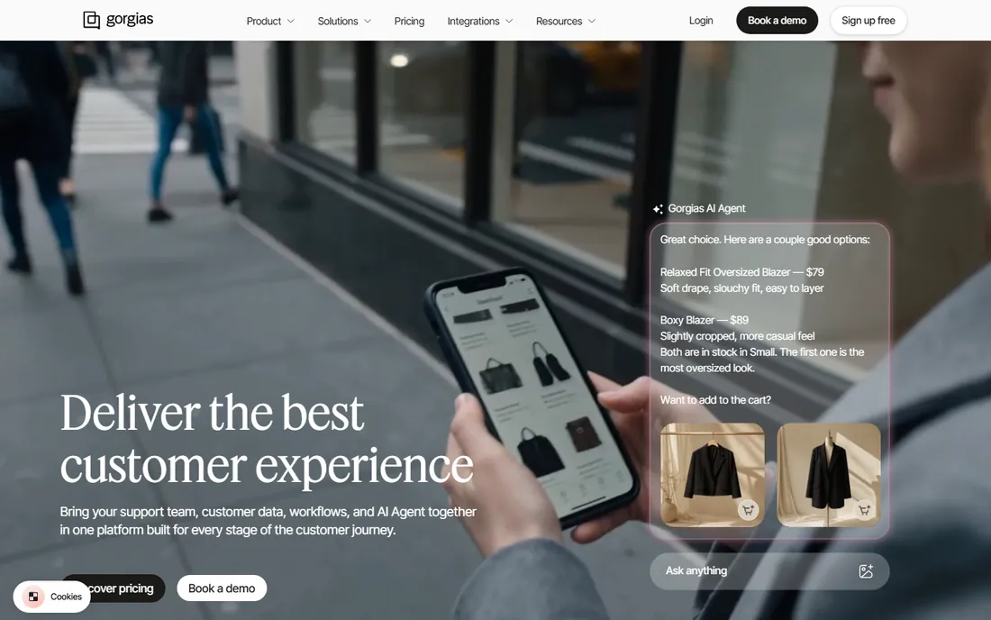 Gorgias homepage