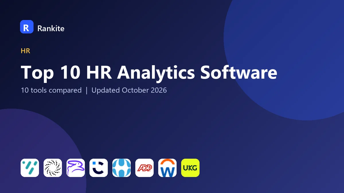 Top 10 HR Analytics Software in 2026