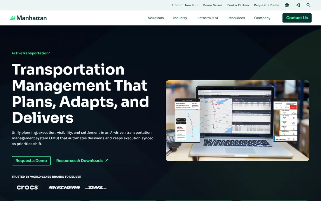Manhattan Associates homepage