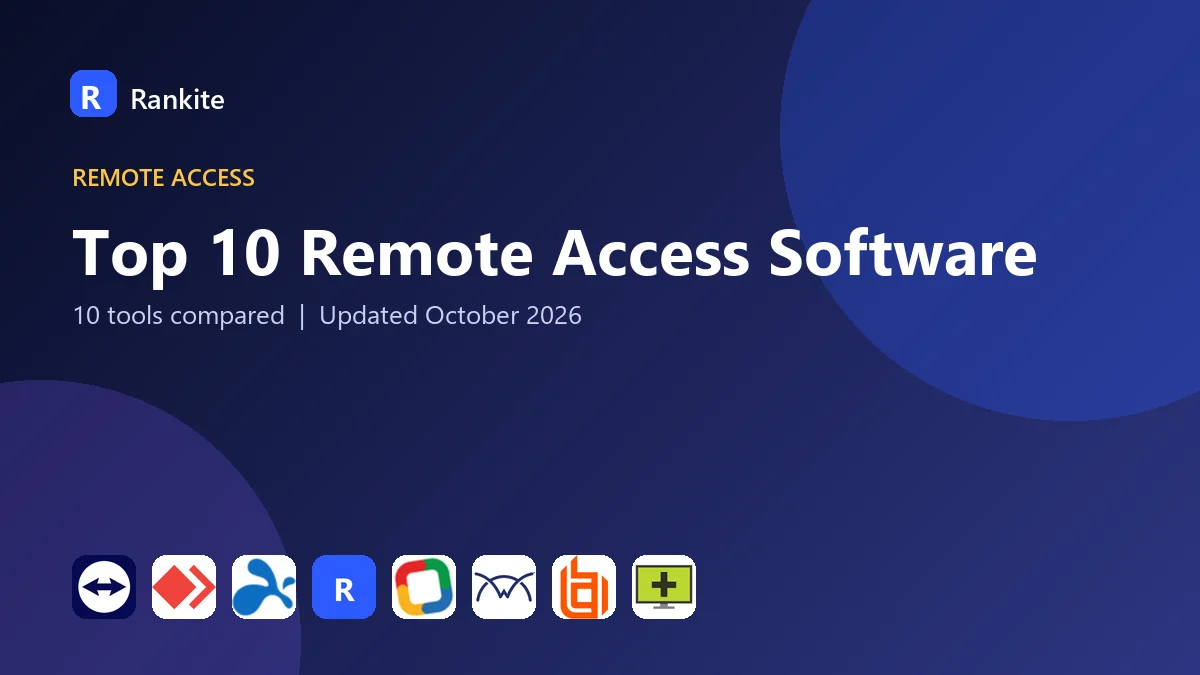 Top 10 Remote Access Software in 2026: 10 Tools Compared