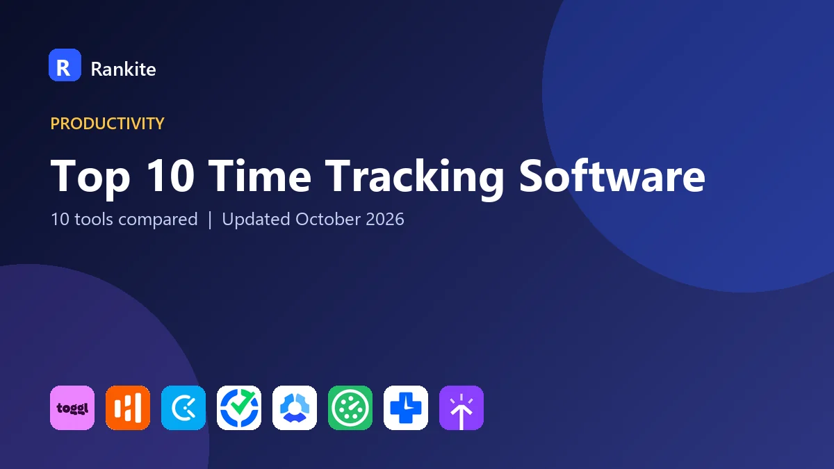 Top 10 Time Tracking Software in 2026: 10 Tools Compared