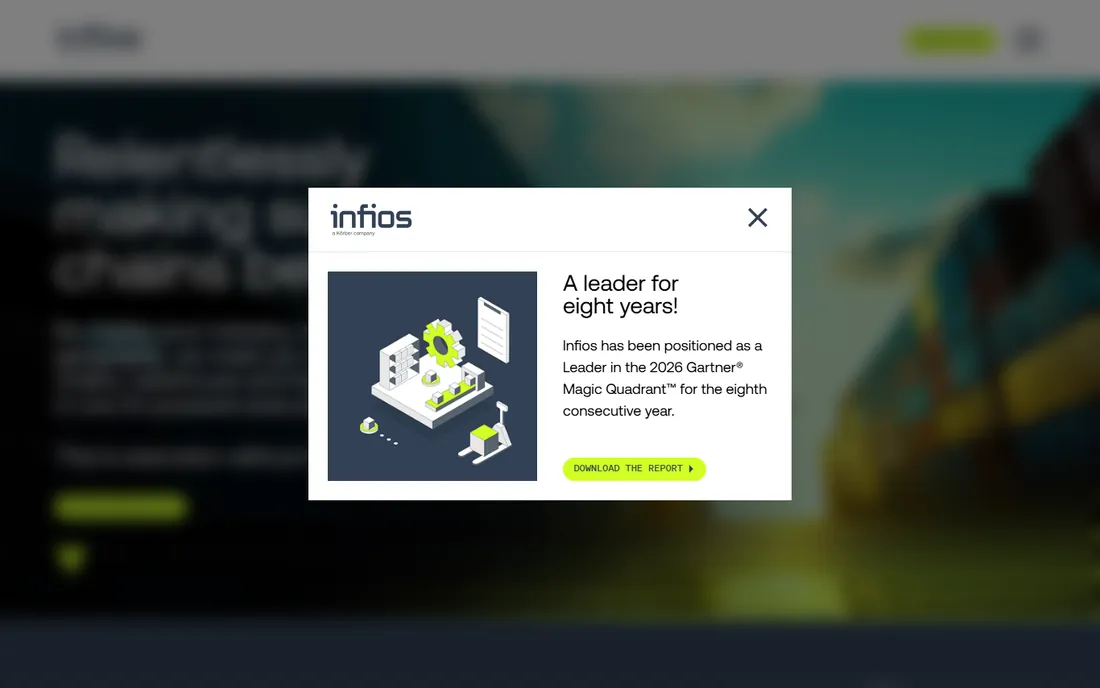 Infios homepage