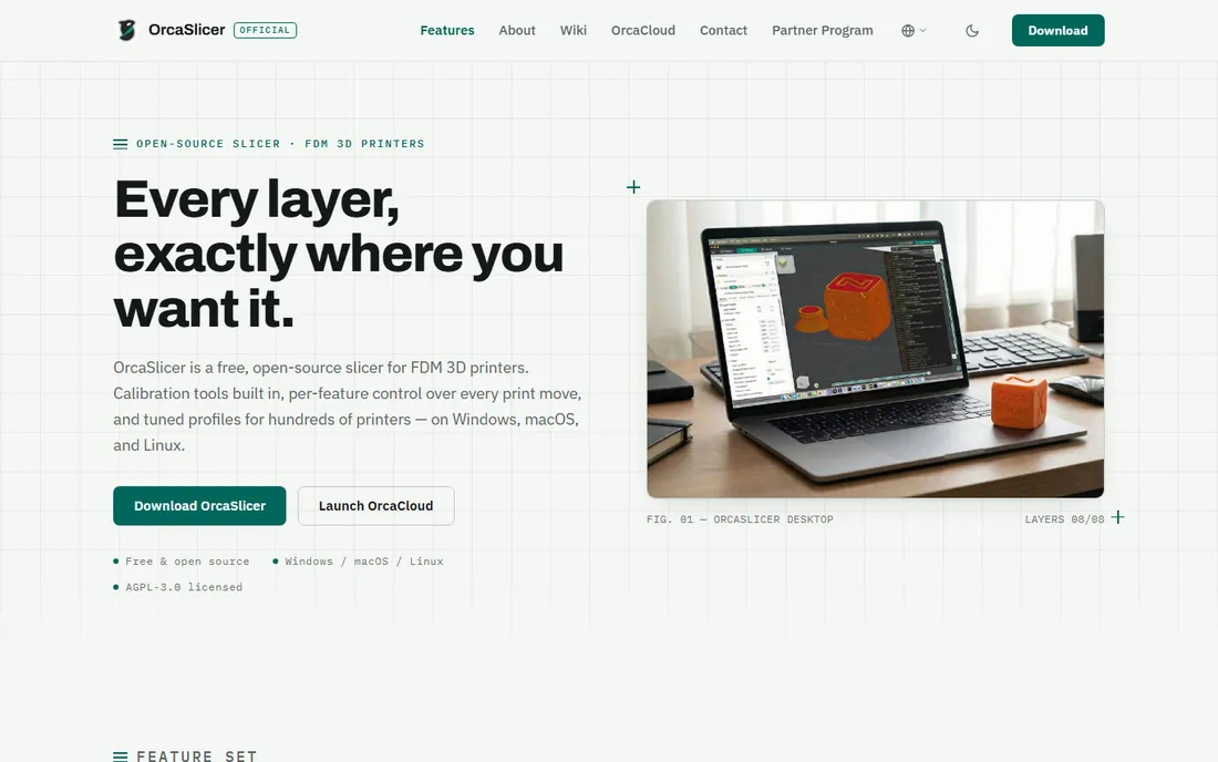 OrcaSlicer homepage