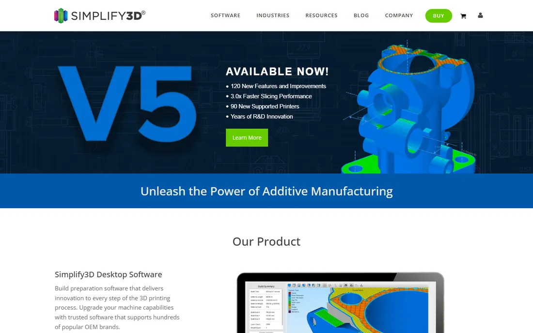 Simplify3D homepage