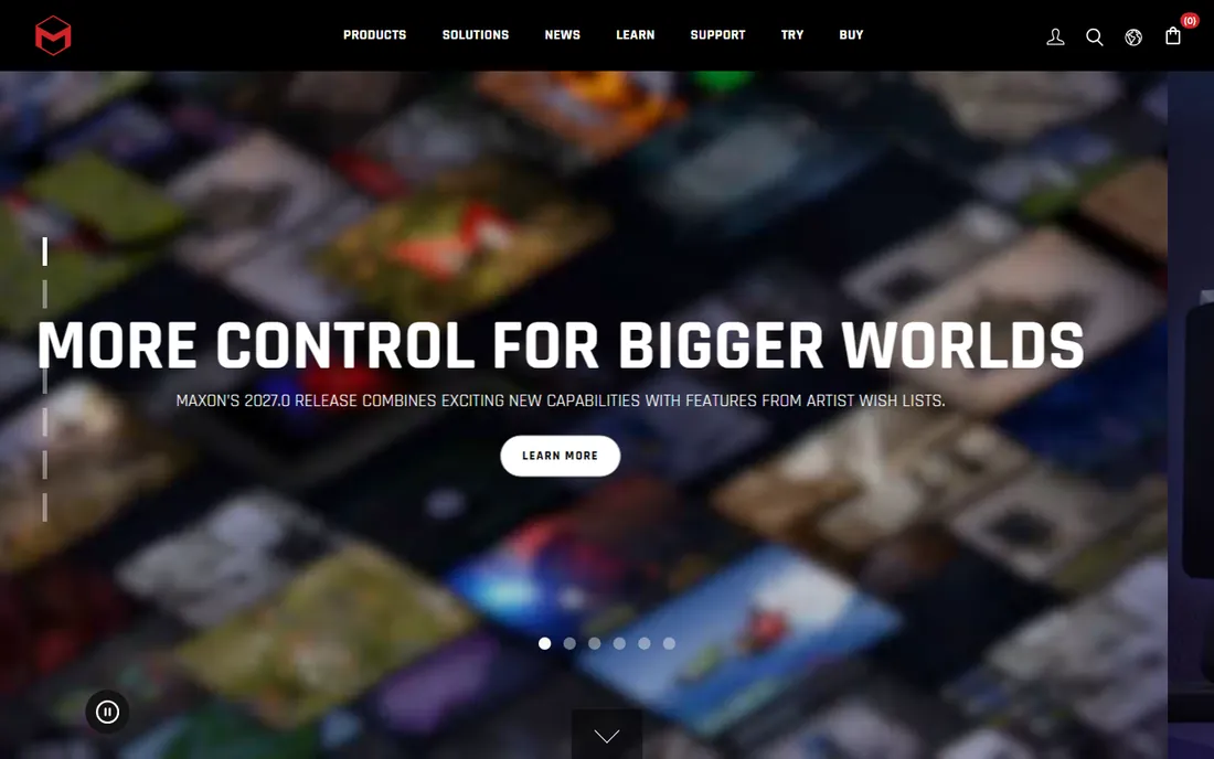 ZBrush homepage