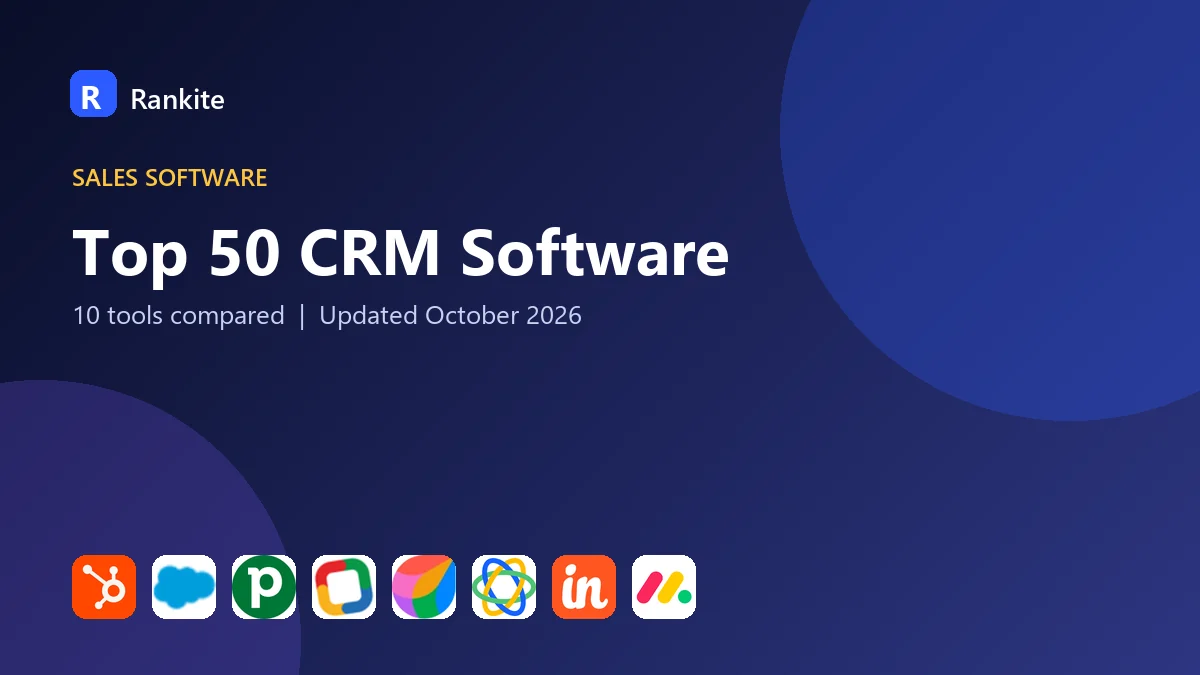 Top 50 CRM Software: 10 Tools Compared