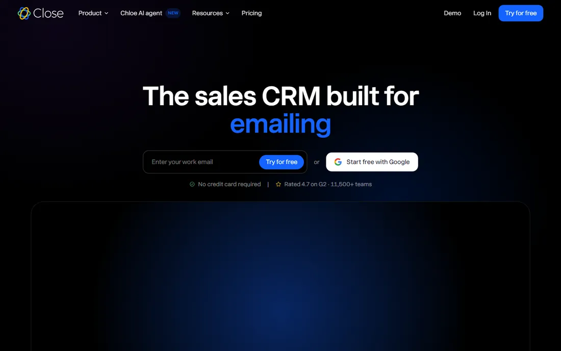 Close homepage