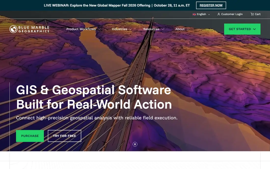 Global Mapper homepage