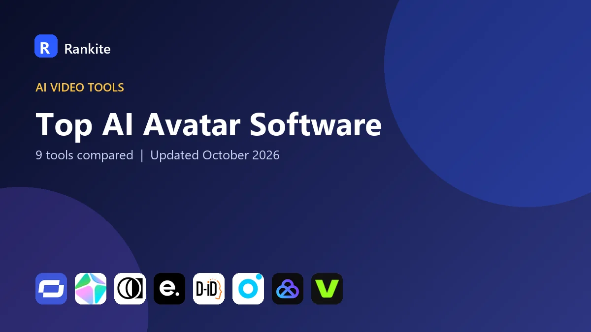 Top AI Avatar Software in 2026: 9 Tools Compared