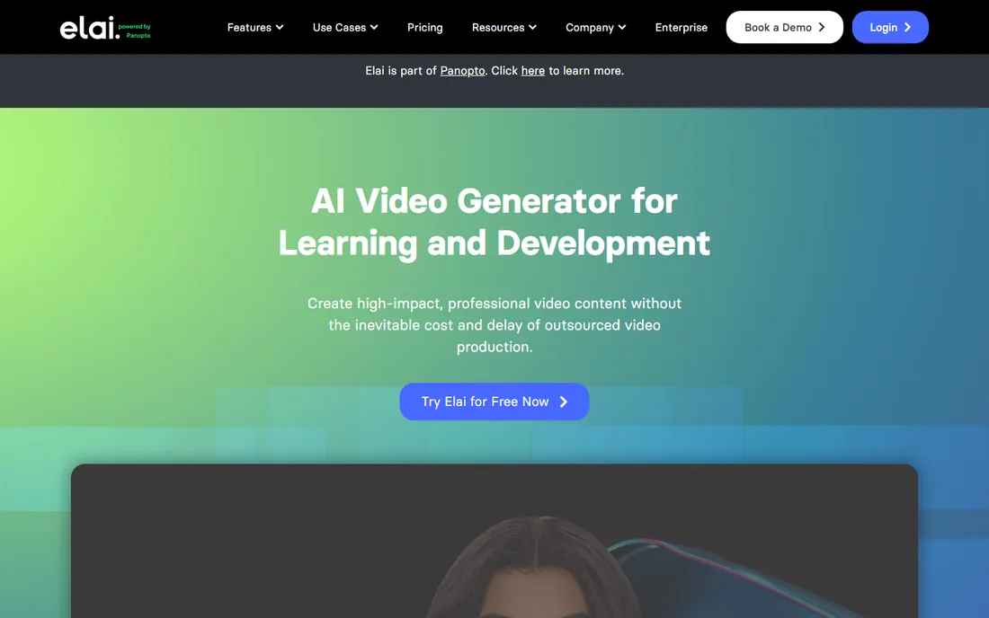 Elai.io homepage