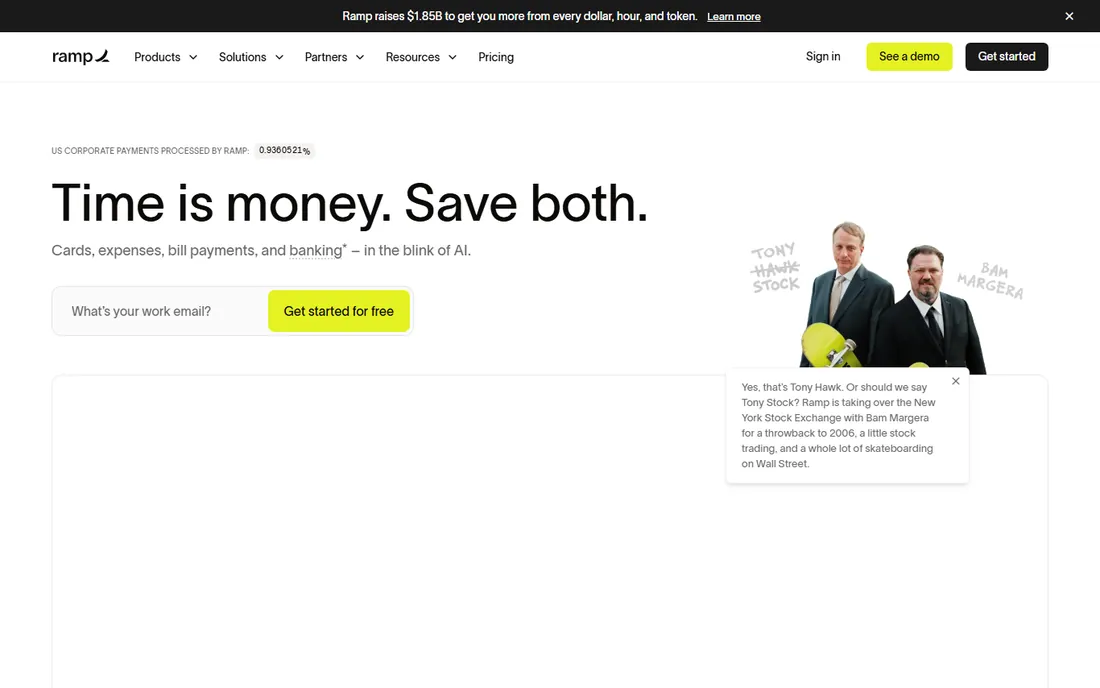 Ramp homepage