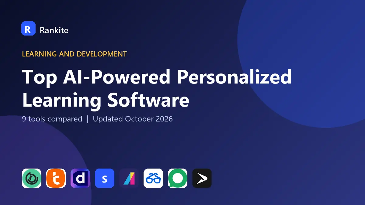 Top AI-Powered Personalized Learning Software in 2026: 9 Tools Compared