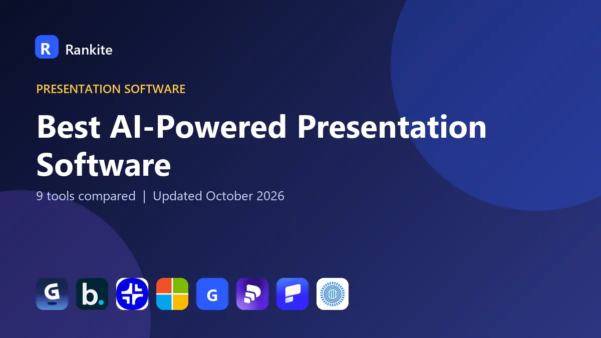 Best AI-Powered Presentation Software in 2026: 9 Tools Compared