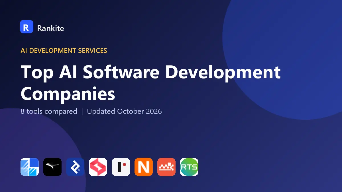 Top AI Software Development Companies in 2026: 8 Tools Compared
