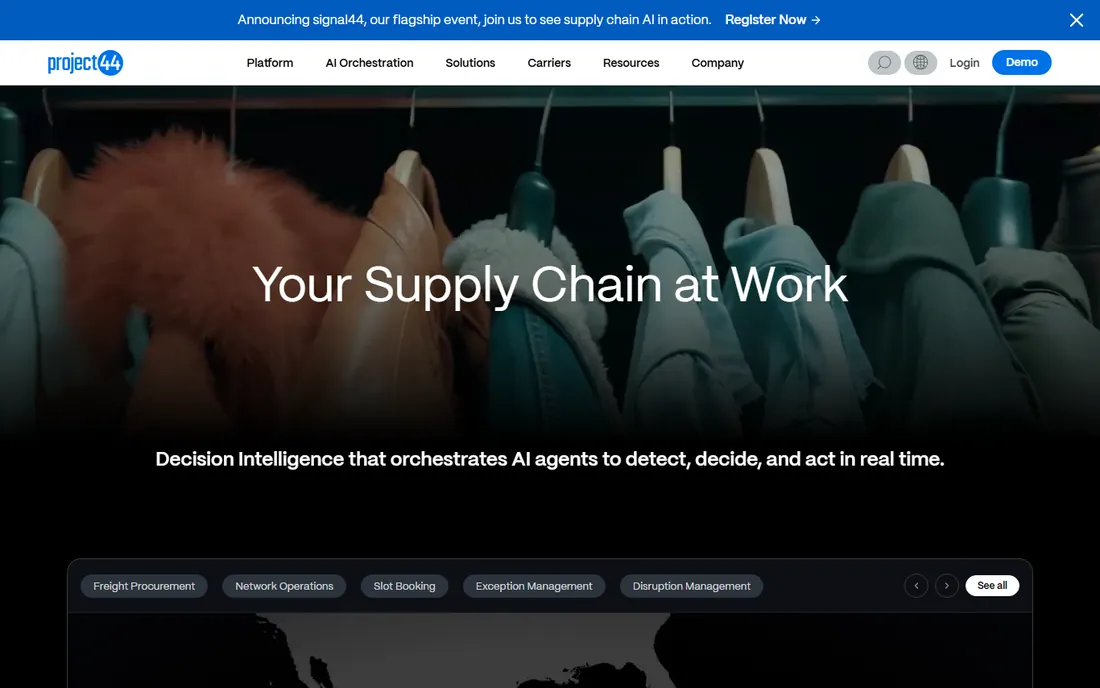 project44 homepage