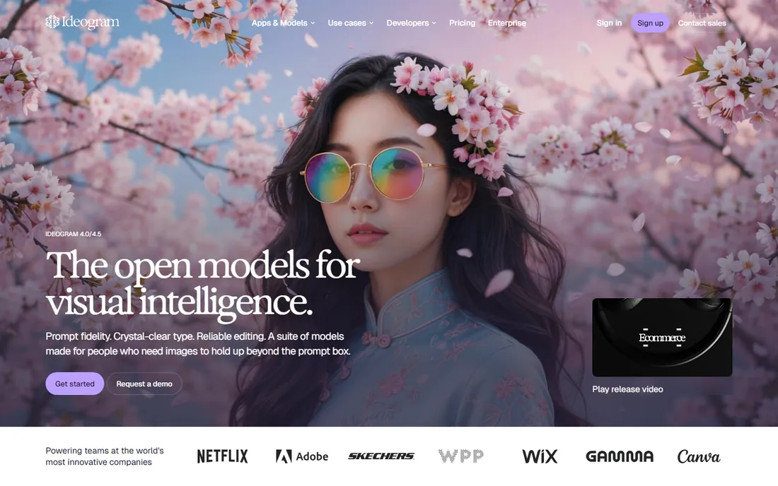 Ideogram homepage