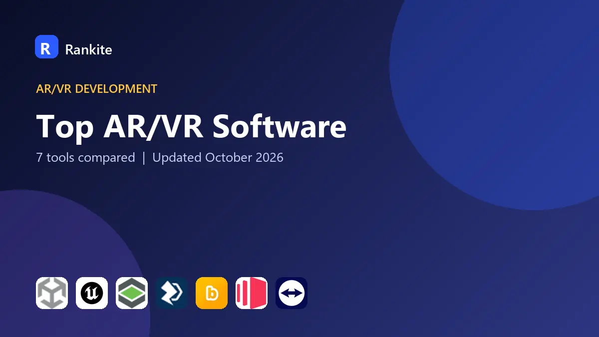 Top AR/VR Software in 2026: 7 Tools Compared