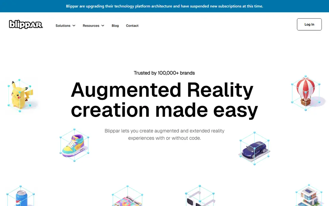 Blippar homepage