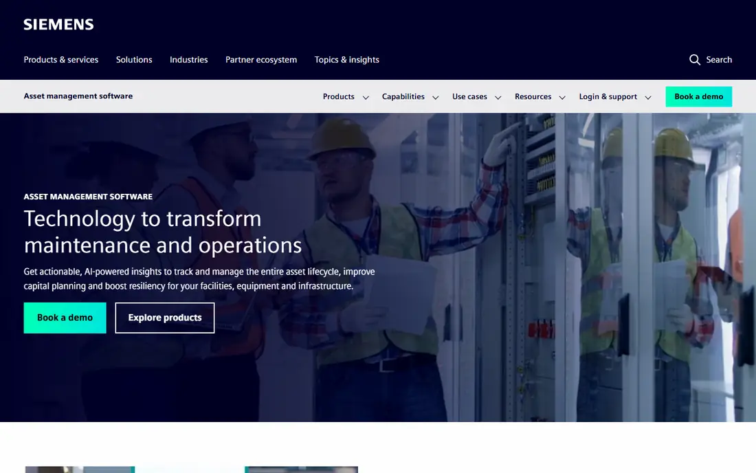 Brightly Asset Essentials homepage