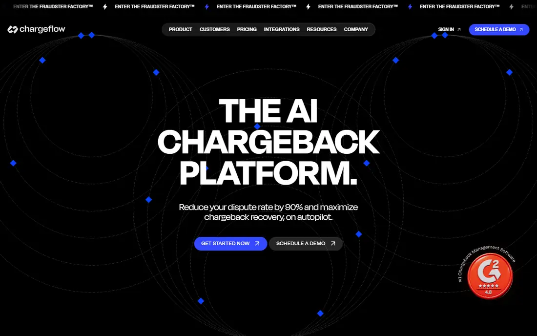 Chargeflow homepage