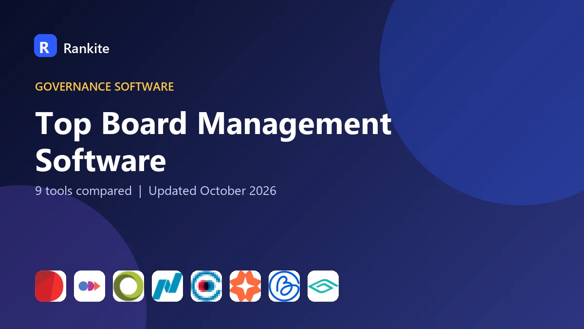 Top Board Management Software in 2026: 9 Tools Compared