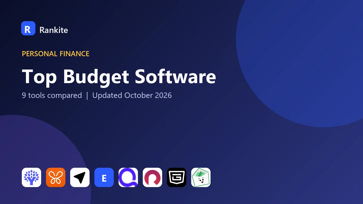 Top Budget Software in 2026: 9 Tools Compared