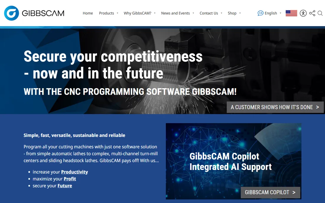 GibbsCAM homepage