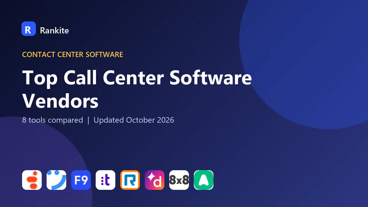 Top Call Center Software Vendors in 2026: 8 Tools Compared