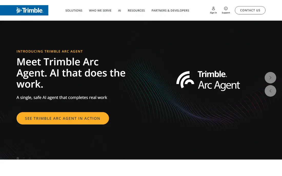 Trimble TMS for Carriers homepage