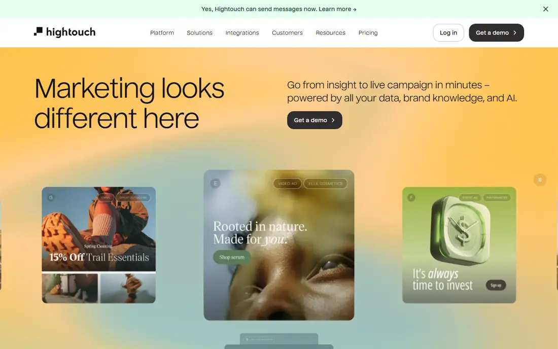 Hightouch homepage