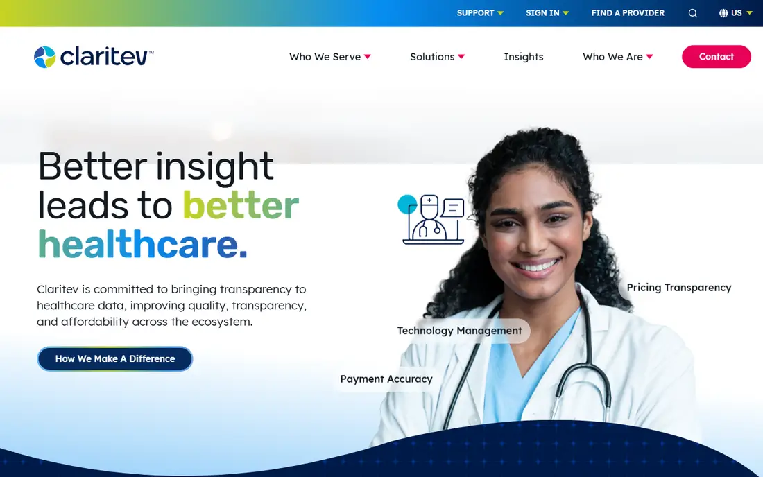 Claritev homepage