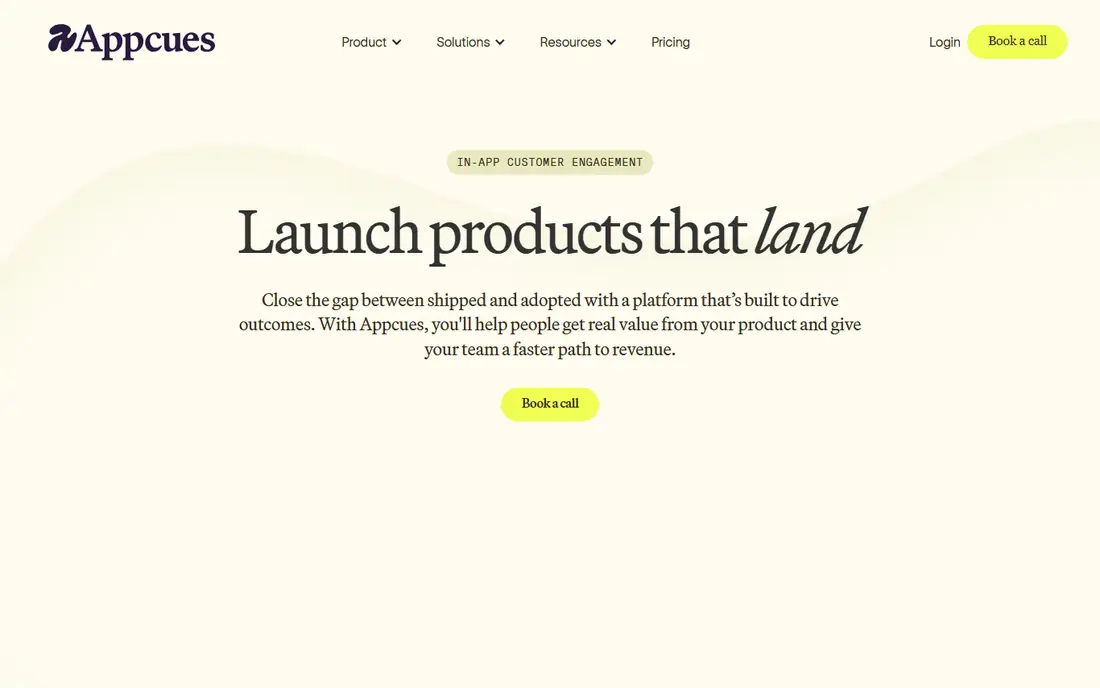 Appcues homepage