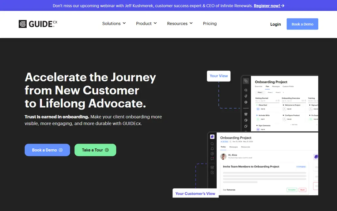 GUIDEcx homepage