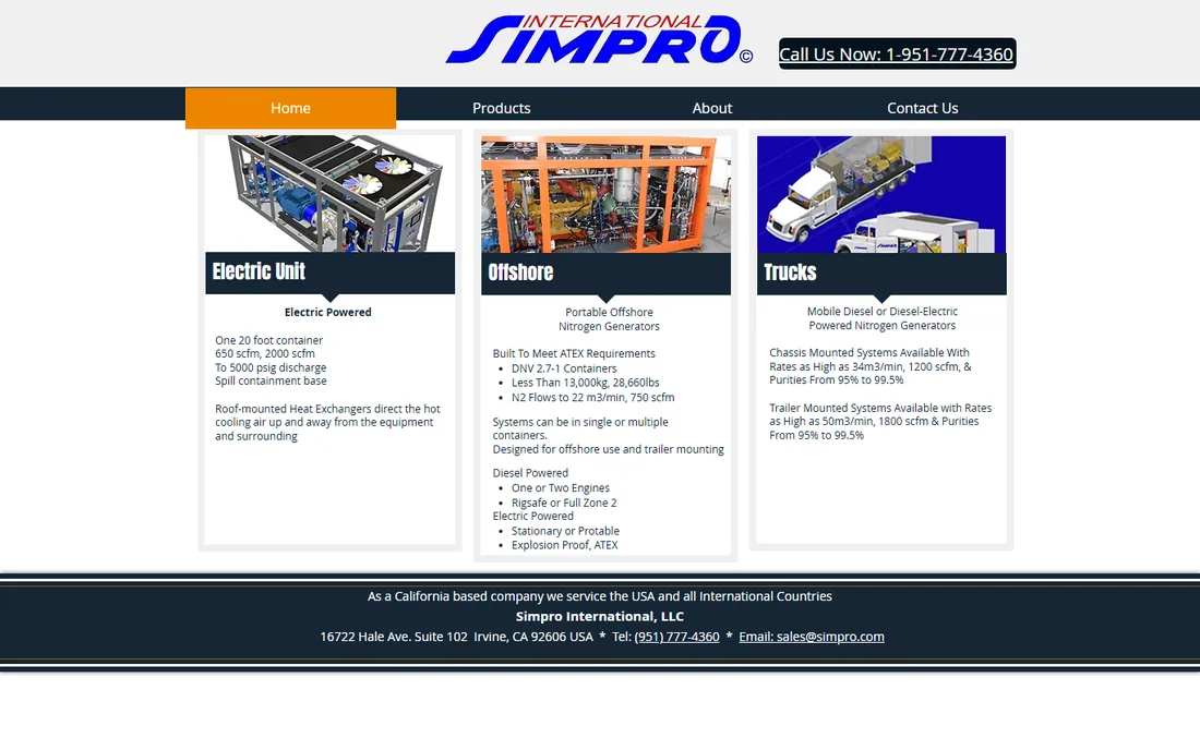 Simpro homepage