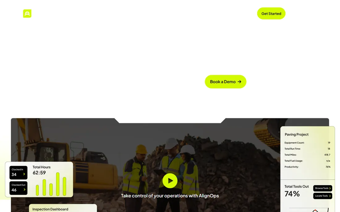 AlignOps homepage