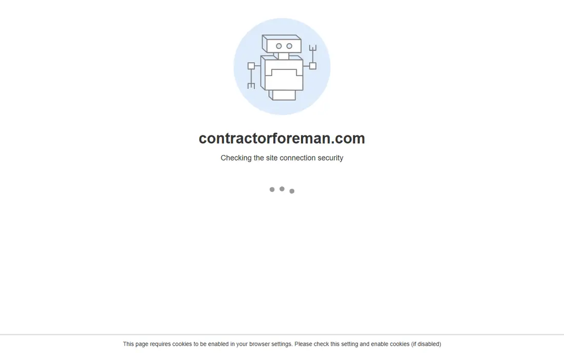 Contractor Foreman homepage